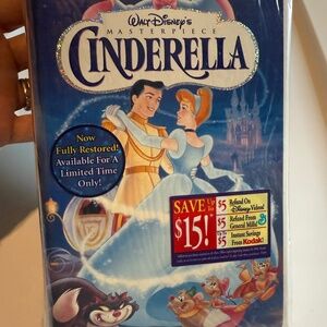 Factory sealed Cinderella VHS tape